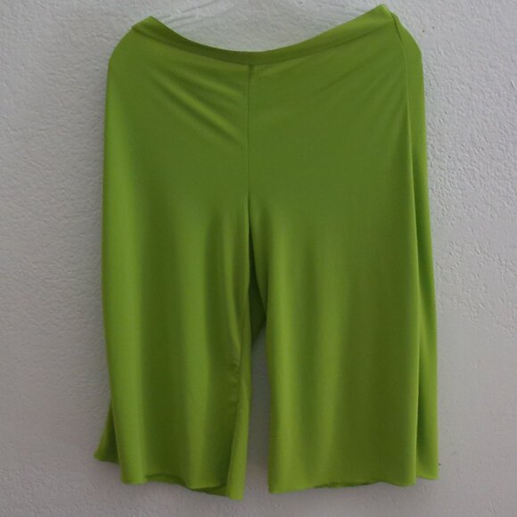 Lime Green Culotte Short - Picture 1 of 4